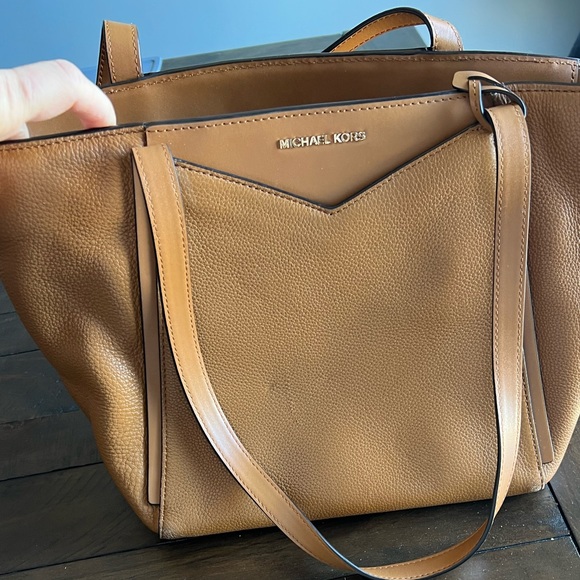 Michael Kors Handbags - Michael Kors bag-camel color. Great used condition